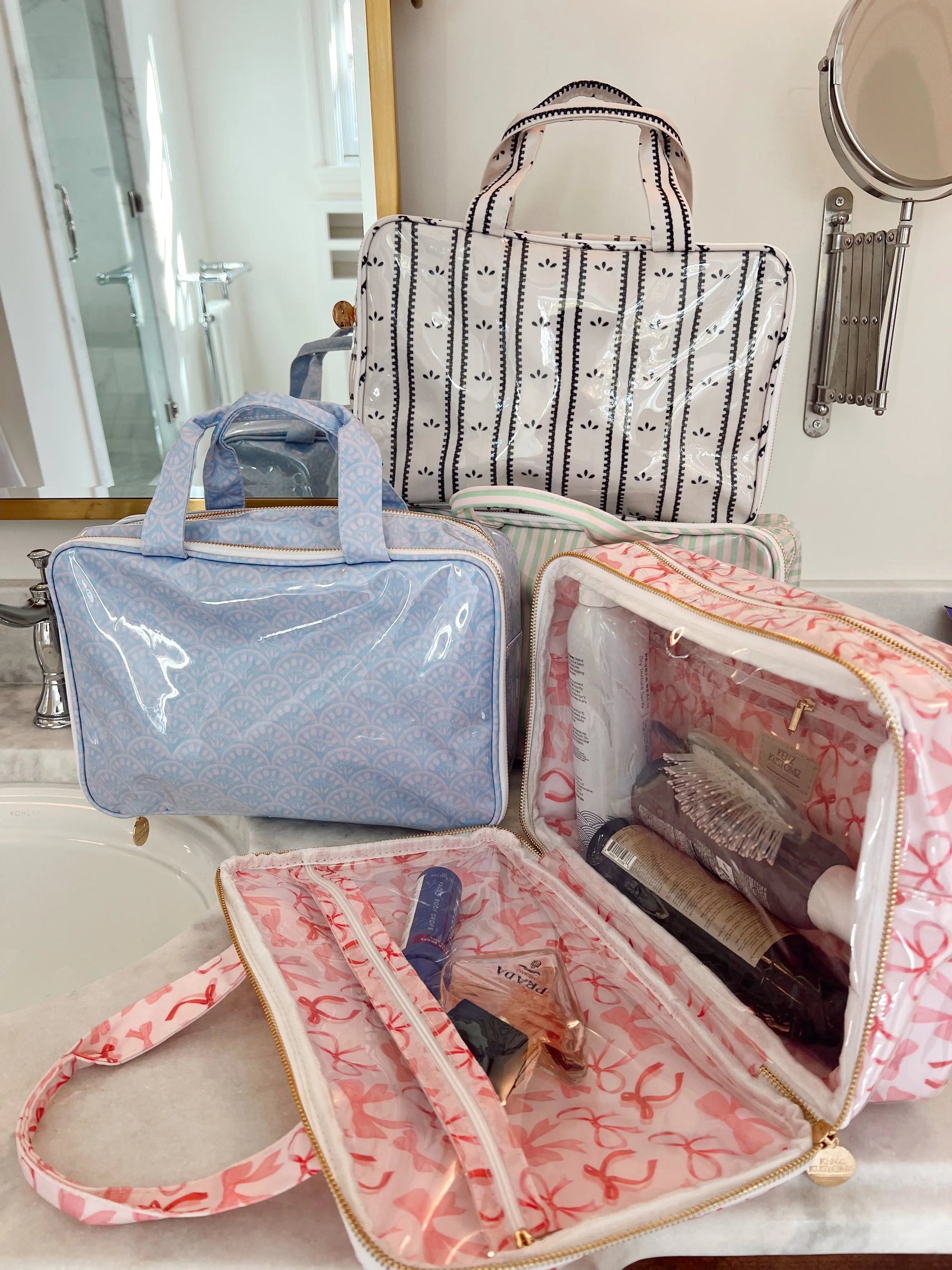 Clear Coat Toiletry Case KenzKustomz