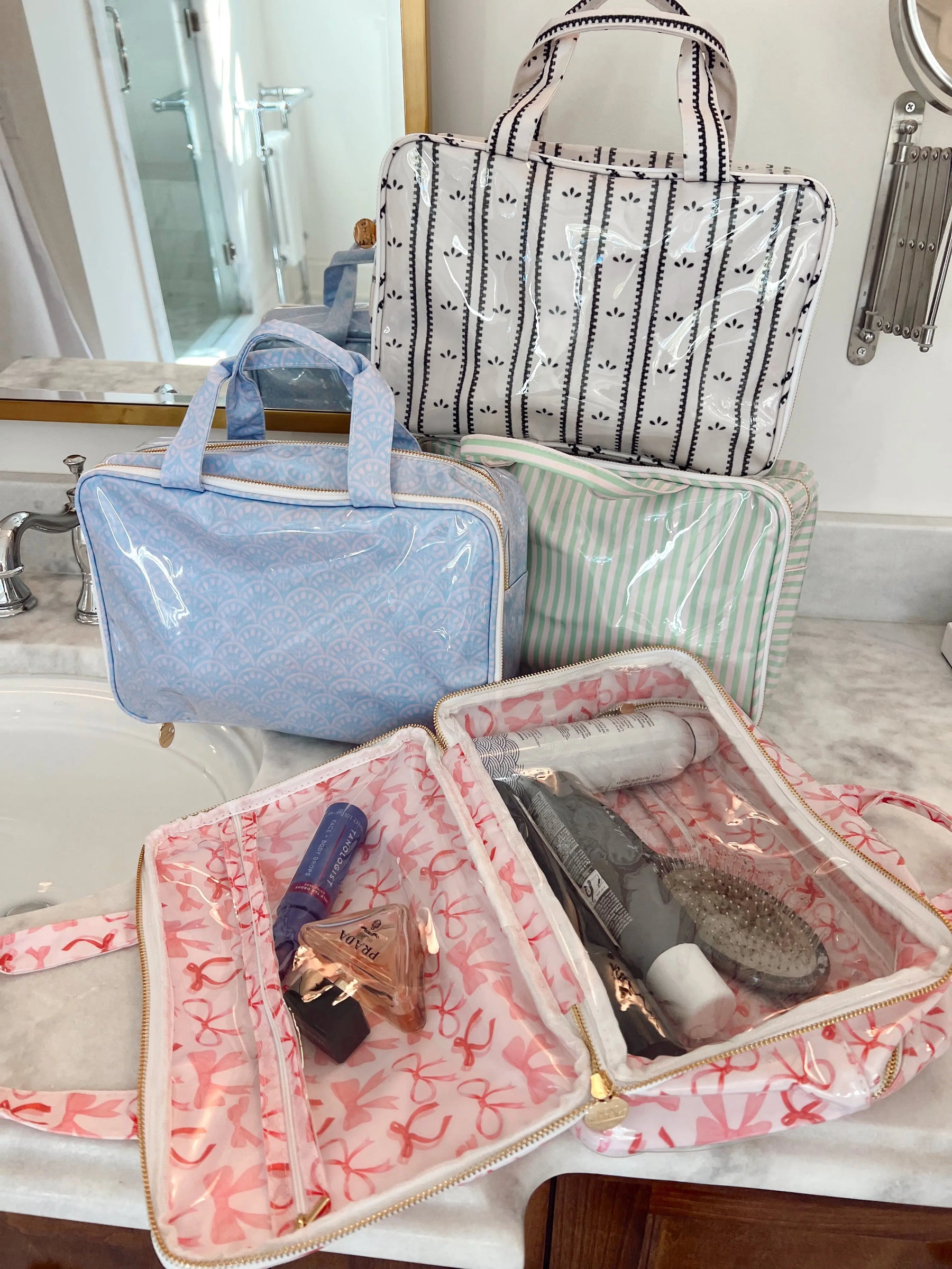 Clear Coat Toiletry Case KenzKustomz