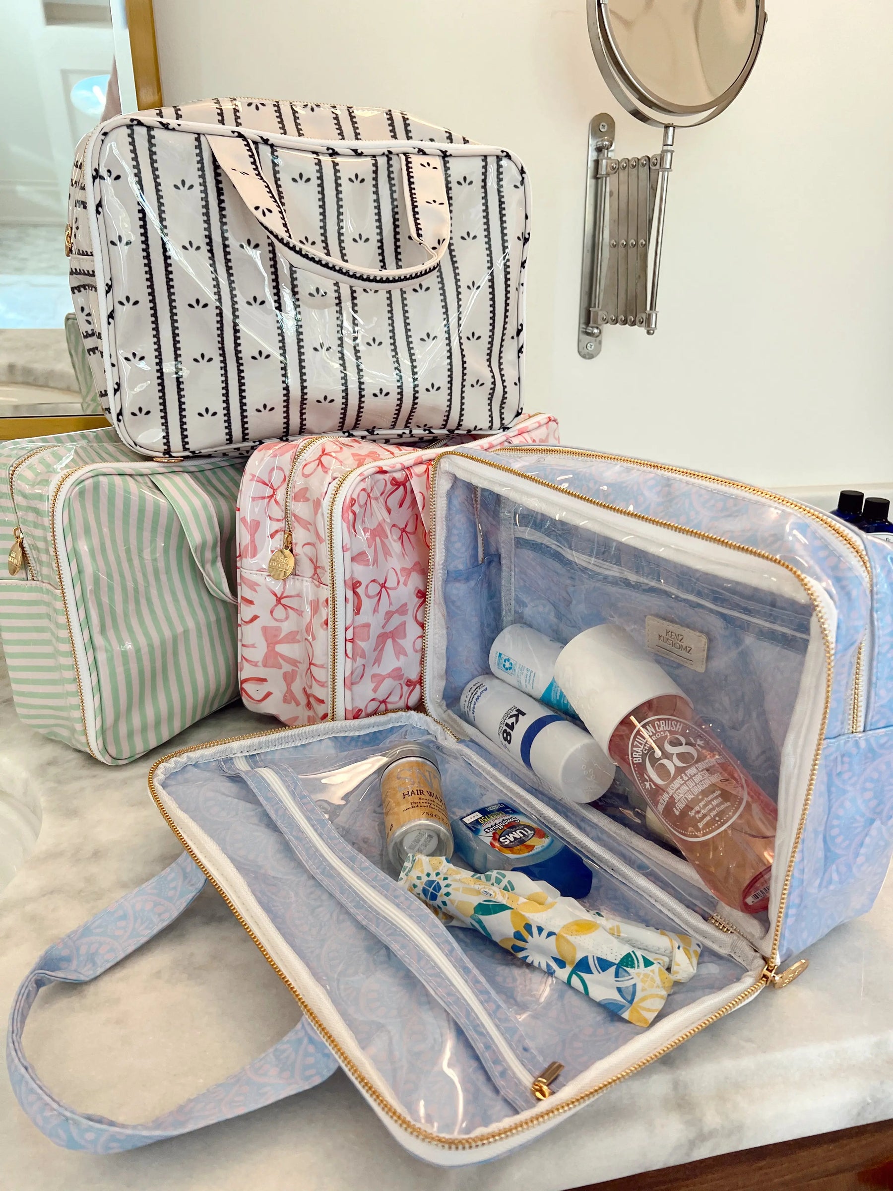 Clear Coat Toiletry Case KenzKustomz