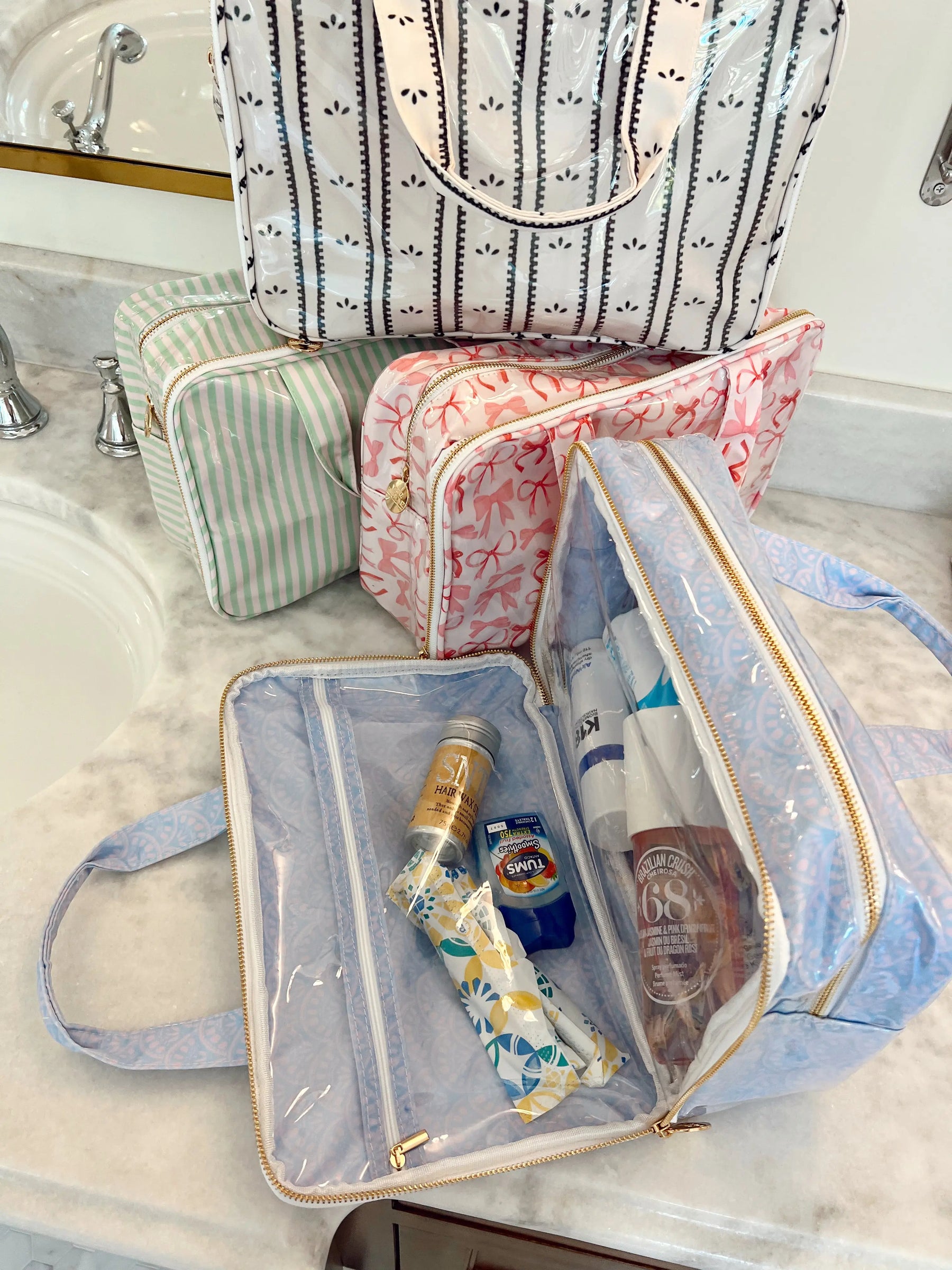Clear Coat Toiletry Case KenzKustomz