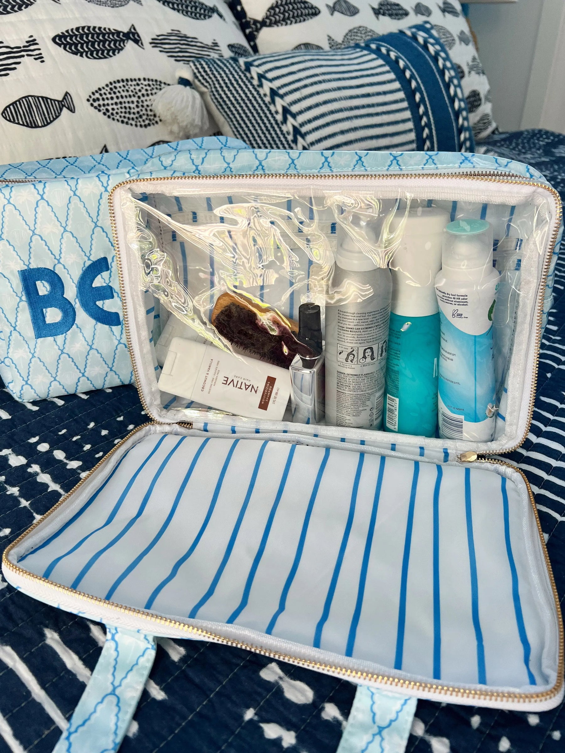 Clear Coat Toiletry Case KenzKustomz