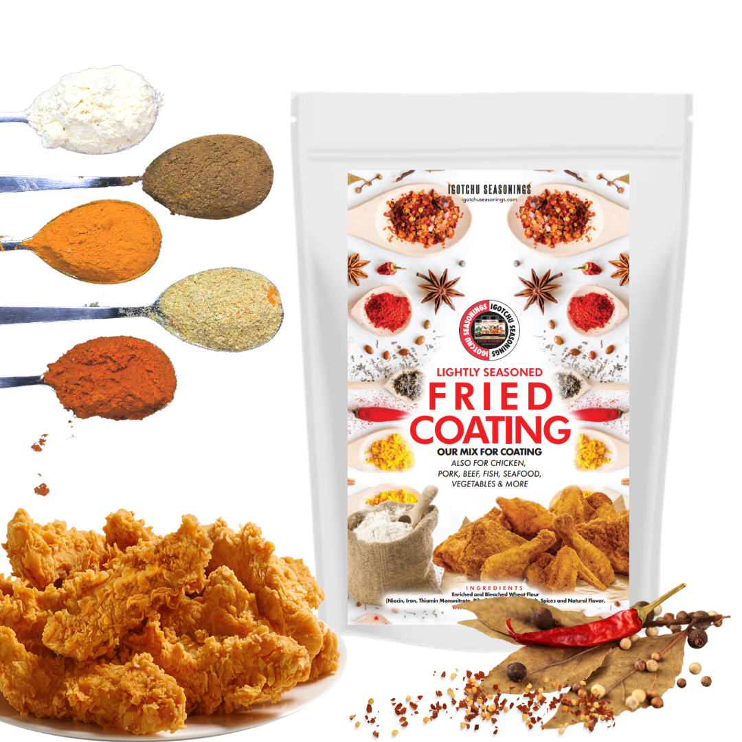 Fried Chicken & Fish Coating Mix by Igotchu Seasonings, Southern food gift main product photo