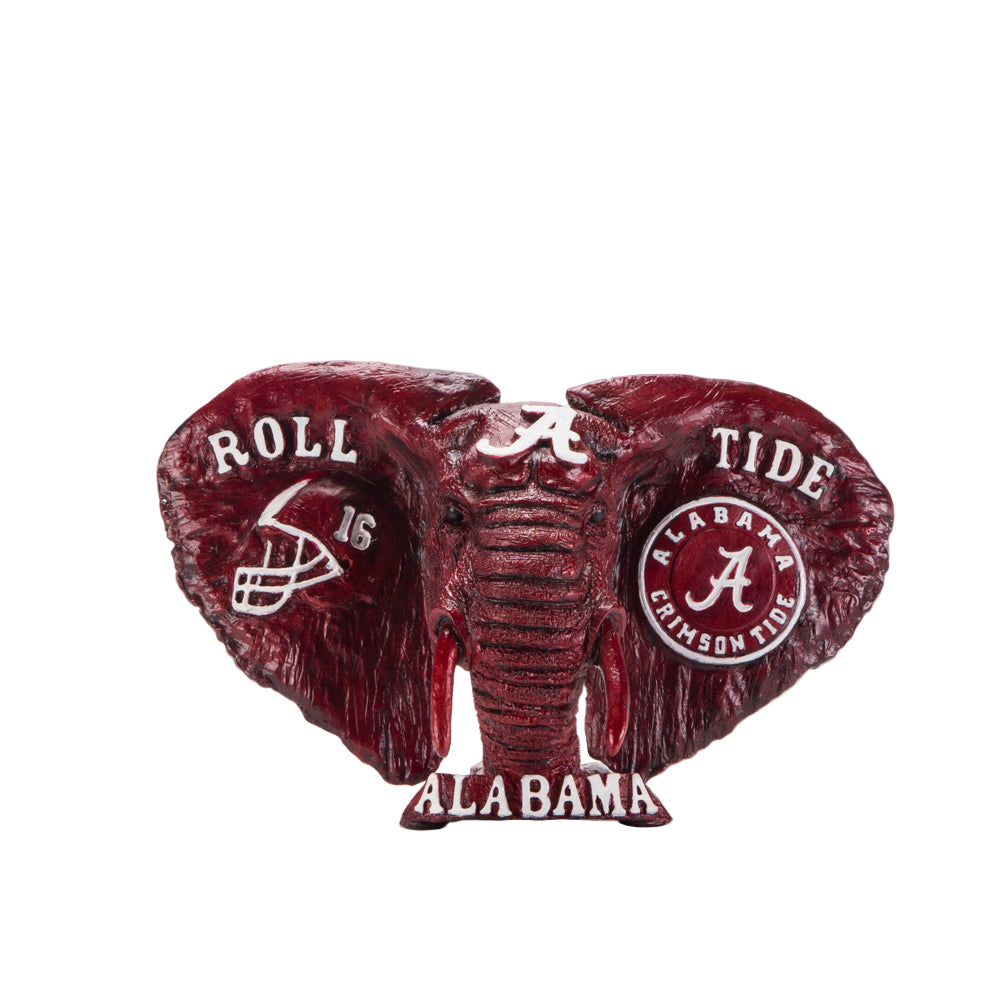 Alabama Crimson Tide Cast Bronze Crimson Elephant