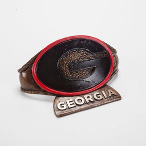 Georgia Bulldogs Cast Bronze G Belt