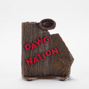 Georgia Bulldogs Cast Bronze Dawg Nation