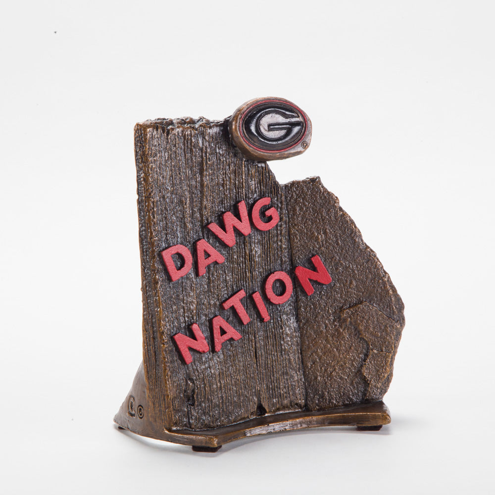Georgia Bulldogs Cast Bronze Dawg Nation