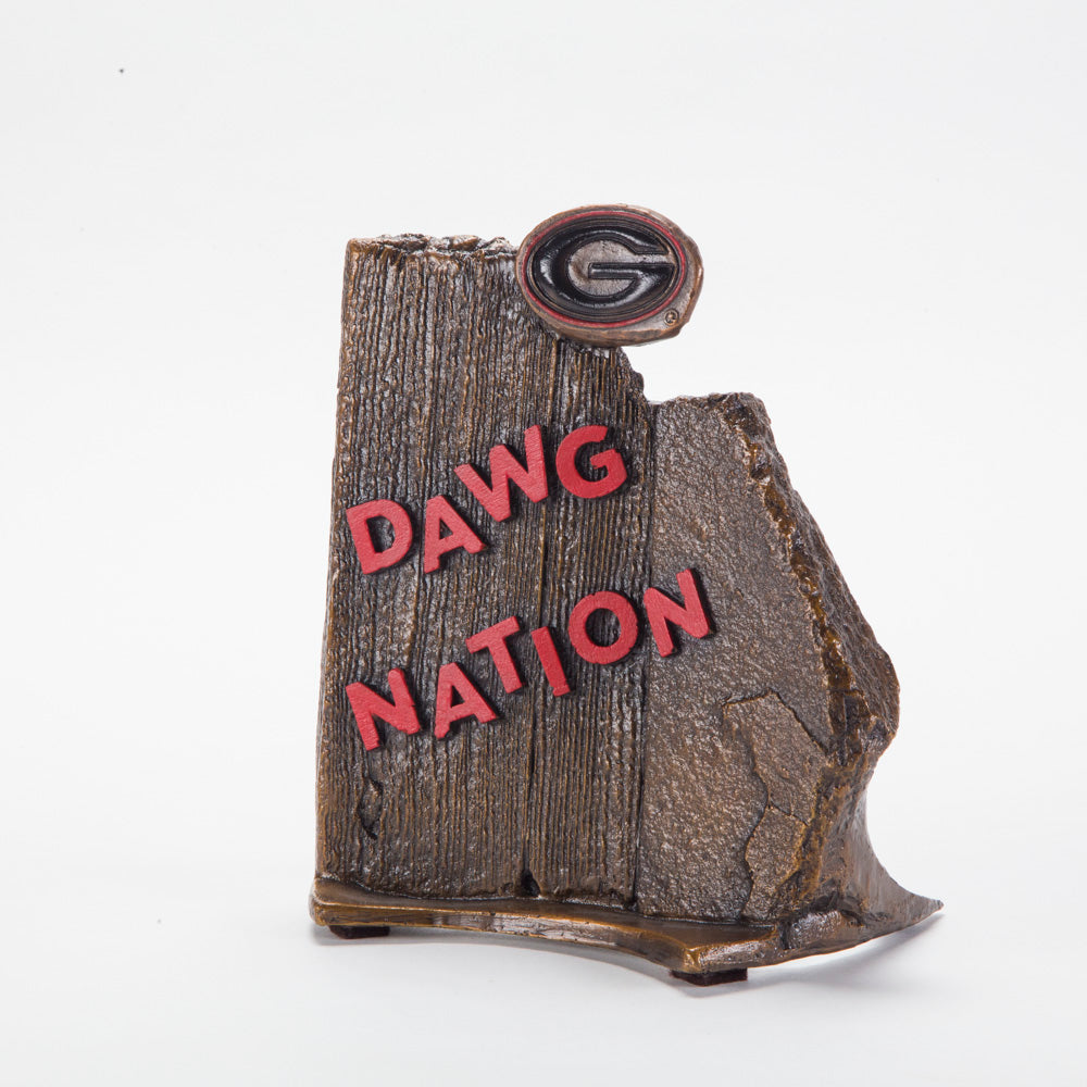 Georgia Bulldogs Cast Bronze Dawg Nation