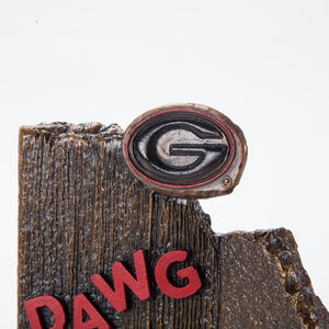 Georgia Bulldogs Cast Bronze Dawg Nation