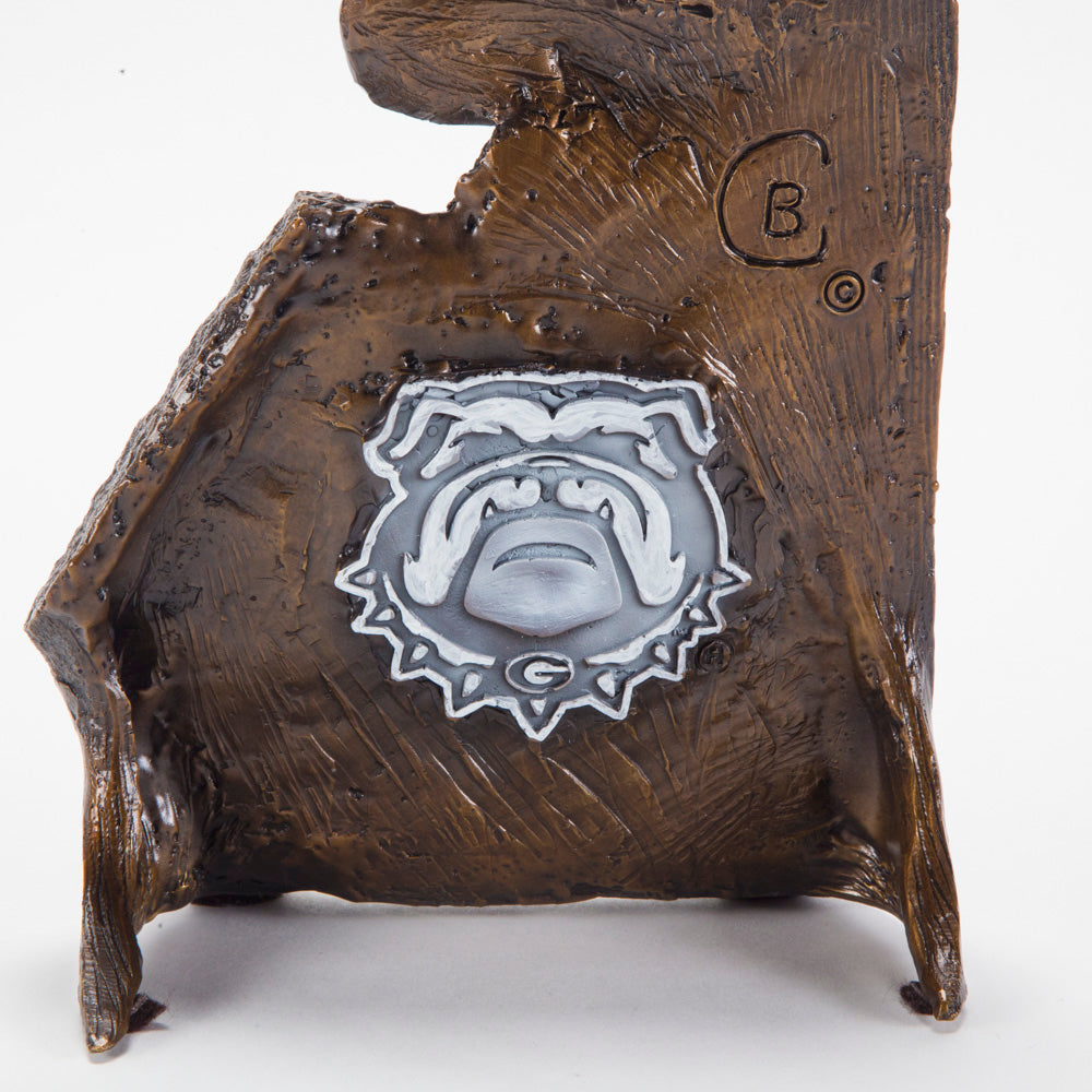 Georgia Bulldogs Cast Bronze Dawg Nation