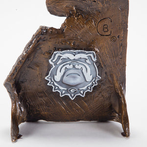 Georgia Bulldogs Cast Bronze Dawg Nation