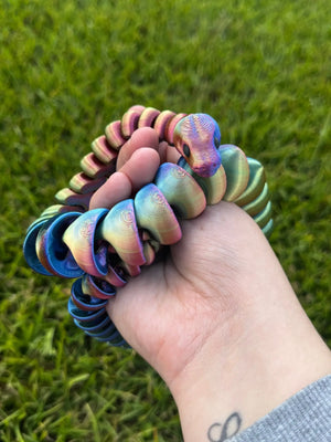 Color Shift Snake Fidget Toy Mushroom Lady Co