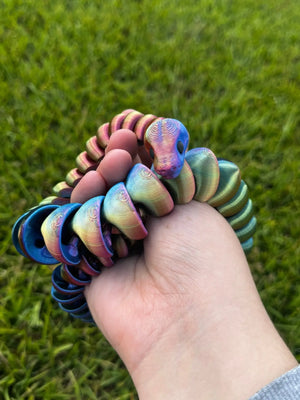 Color Shift Snake Fidget Toy Mushroom Lady Co