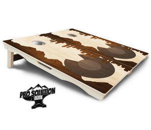 Colorado Wood Skyline Cornhole Boards - Pro Solution Elite Series Cornhole Solutions