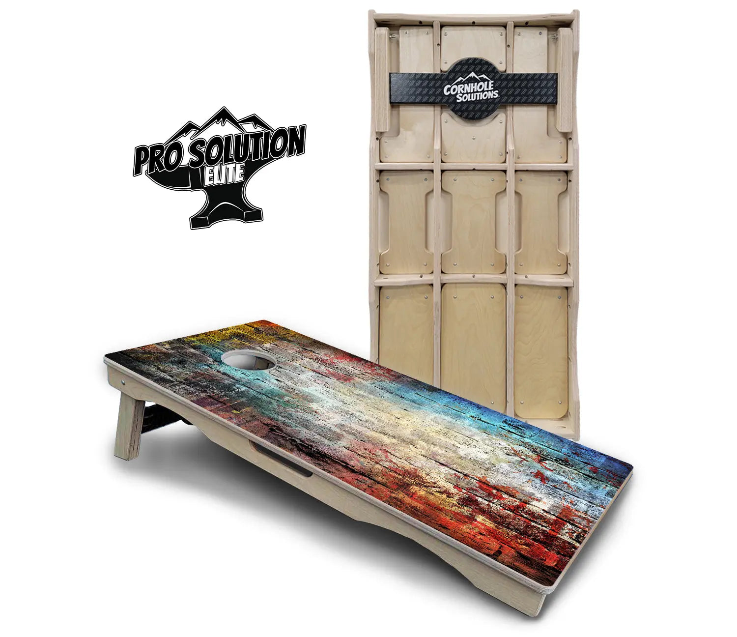 Colorful Brick Cornhole Boards - Pro Solution Elite Series Cornhole Solutions