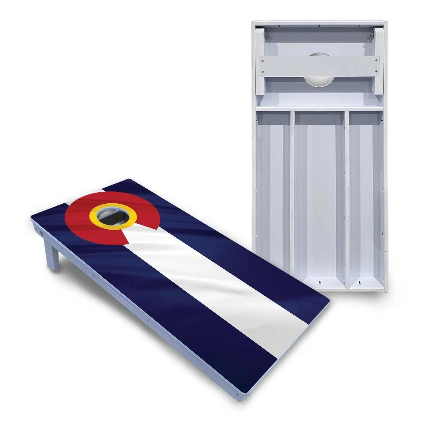 Colorful Colorado Flag Cornhole Boards - All Weather Series Cornhole Solutions