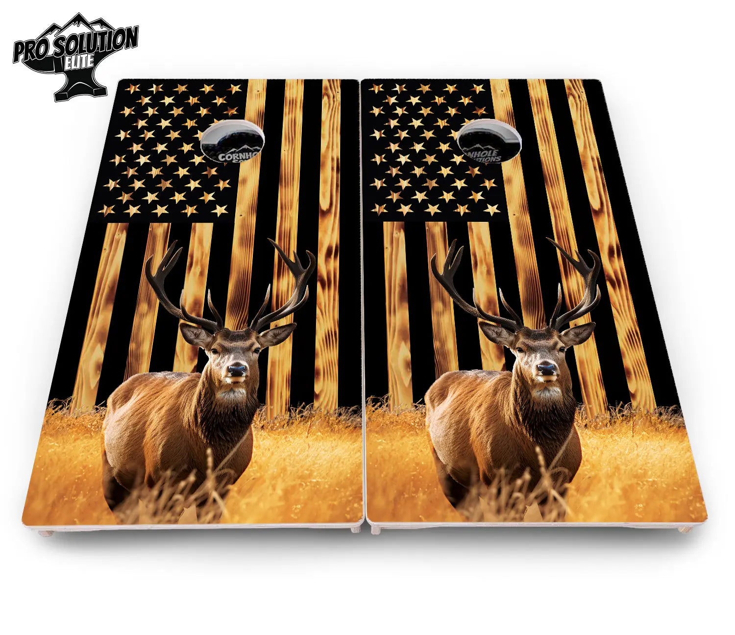 Colorful Deer & Fish Cornhole Boards - Pro Solution Elite Series Cornhole Solutions