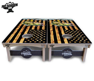 Colorful Deer & Fish Cornhole Boards - Pro Solution Elite Series Cornhole Solutions