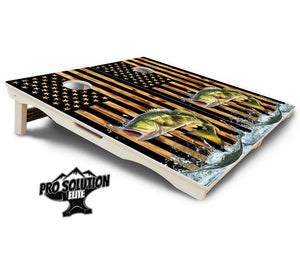Colorful Deer & Fish Cornhole Boards - Pro Solution Elite Series Cornhole Solutions