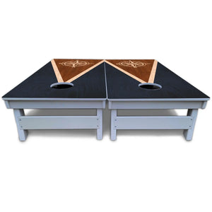 Compass Stain Triangle Cornhole Boards - All Weather Series Cornhole Solutions