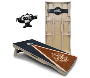 Compass Stain Triangle Cornhole Boards - Pro Solution Elite Series Cornhole Solutions