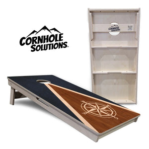 Compass Stain Triangle Cornhole Boards - Professional Tournament Series Cornhole Solutions