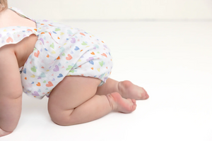 Confetti Hearts Organic Muslin Bubble Romper Nola Tawk