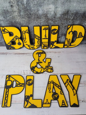 Construction Letters EverLee Creations