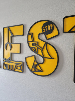 Construction Letters EverLee Creations