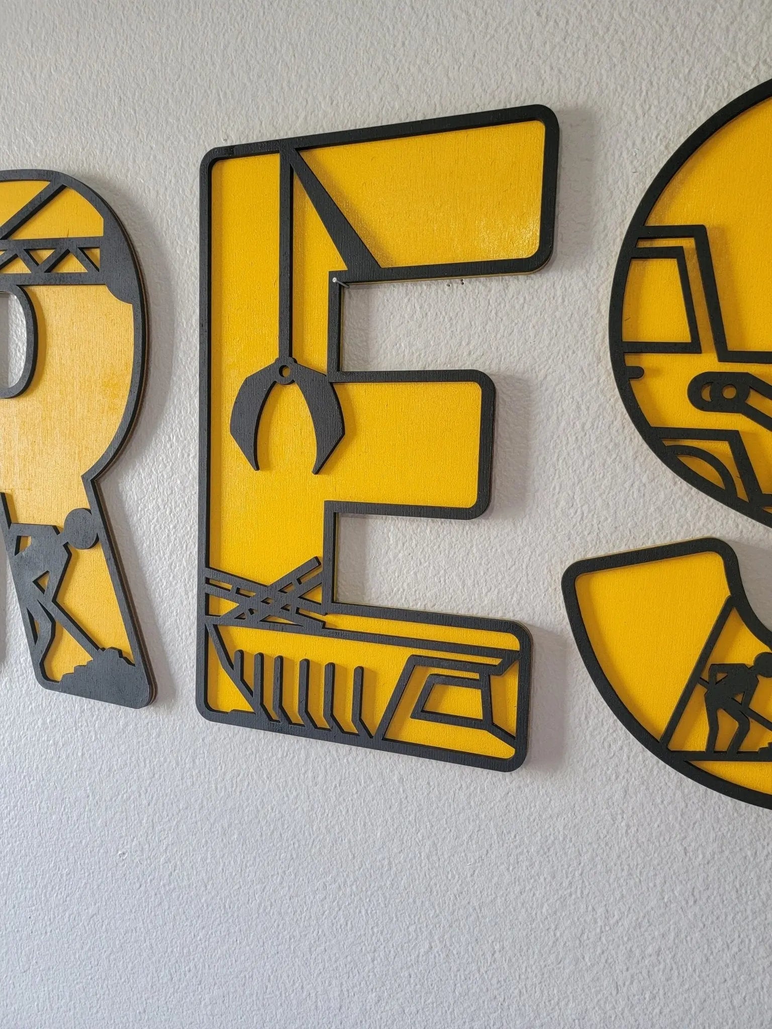 Construction Letters EverLee Creations