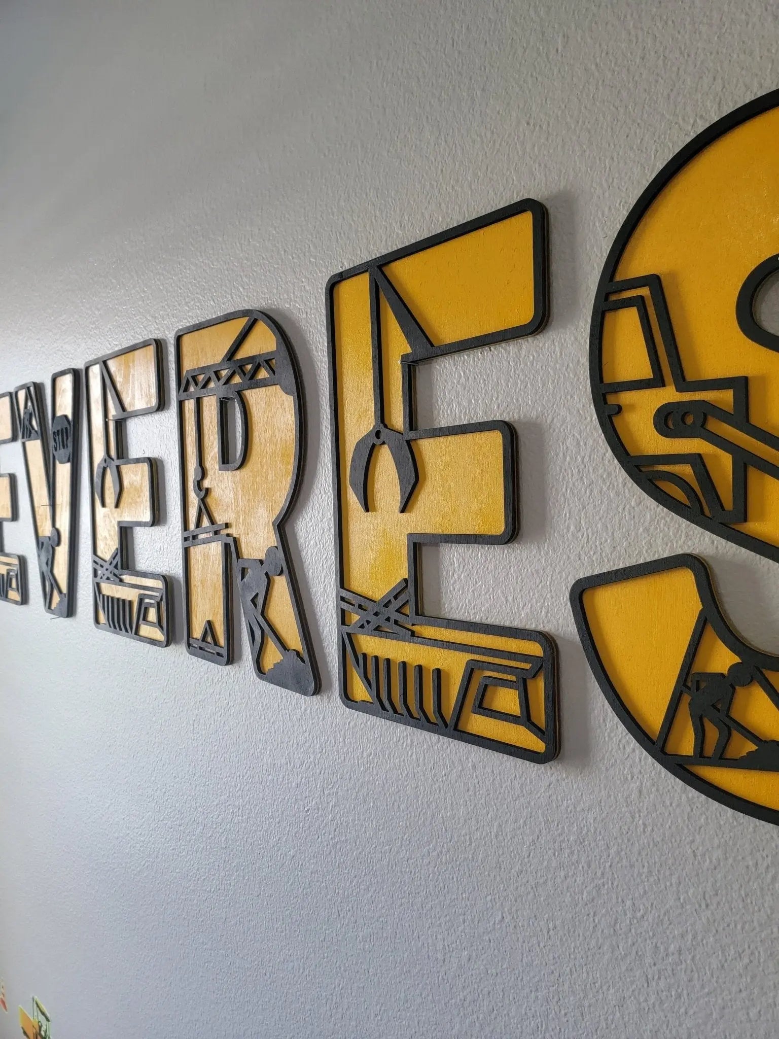 Construction Letters EverLee Creations