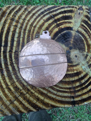 Copper Ball Ornament Redbeard's Forge LLC