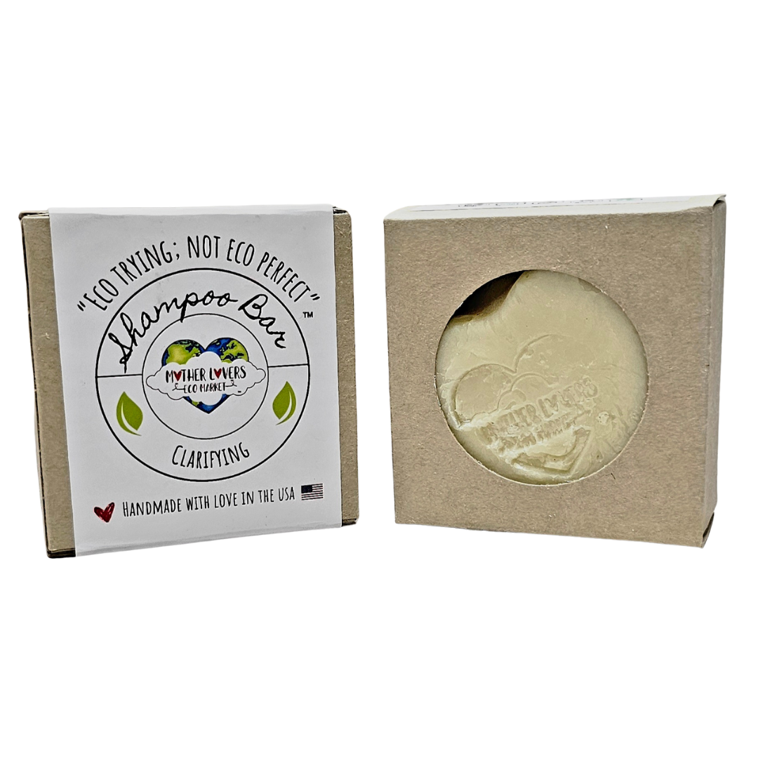 Mother Lovin Clarifying Shampoo Bar by Mother Lovers Eco Market, handmade bath and body main product photo