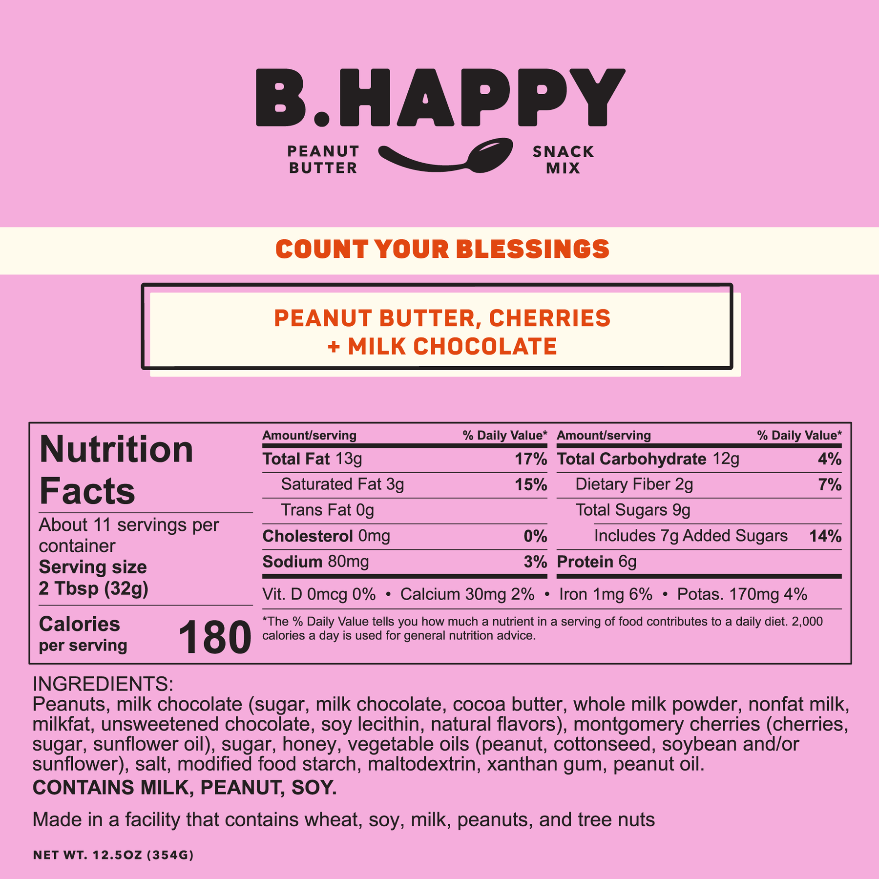 Count Your Blessings by B. Happy Peanut Butter, Southern food gift detail photo 5