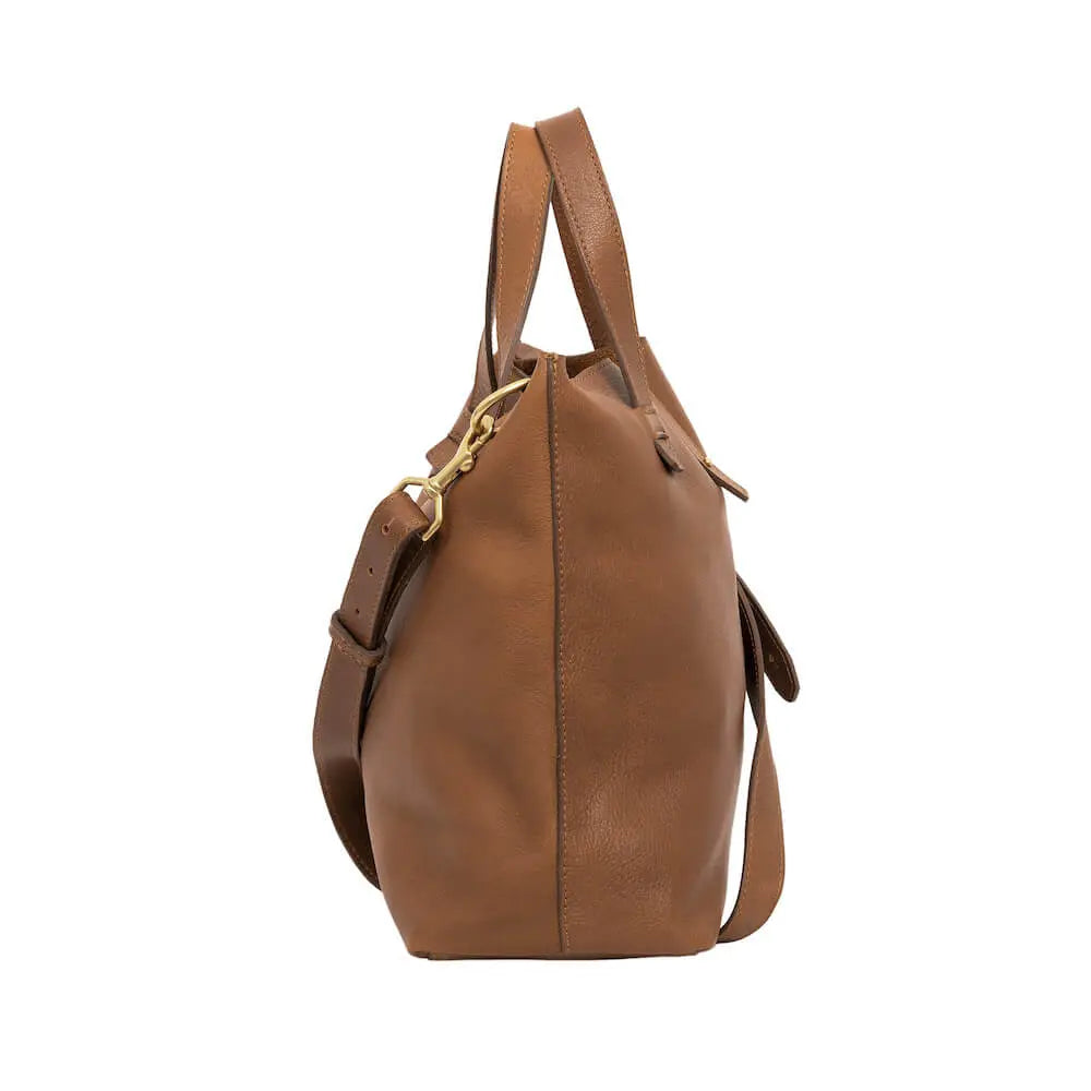 Craft & Forge Leather Tote Mission Mercantile Leather Goods