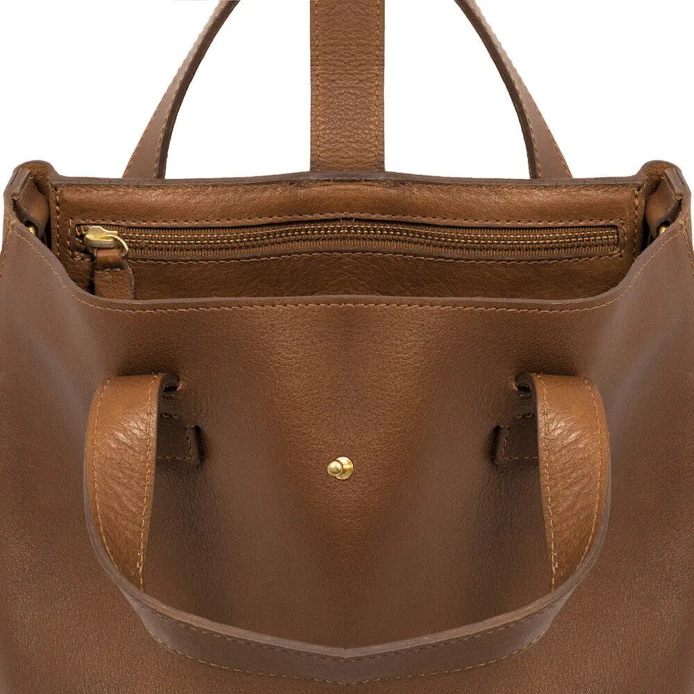 Craft & Forge Leather Tote Mission Mercantile Leather Goods