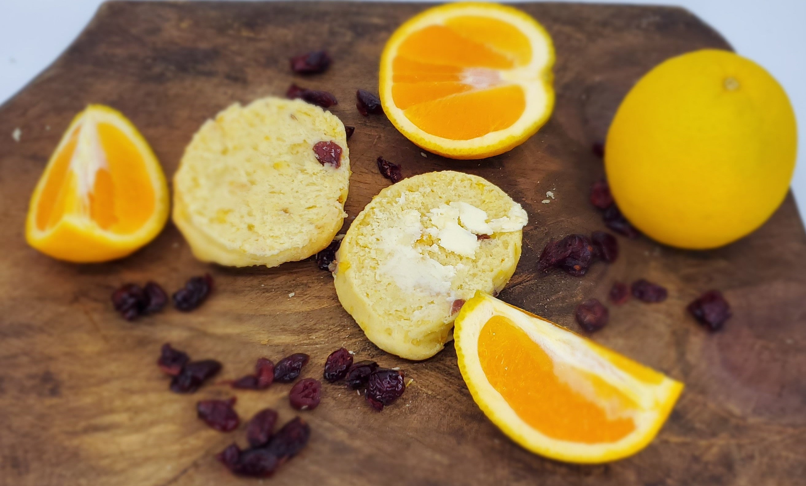 Cranberry Orange Zest Buttermilk Scones