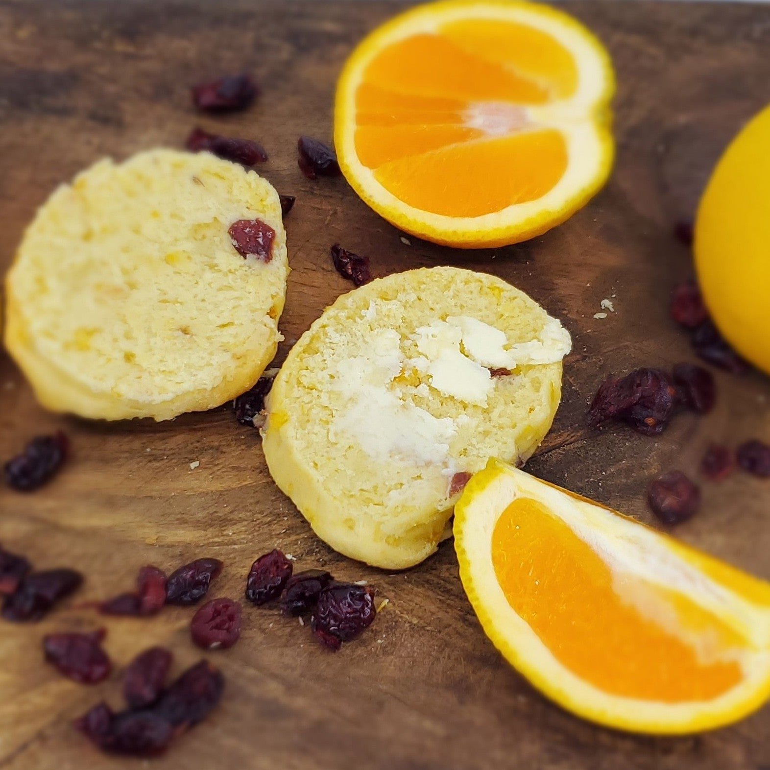 Cranberry Orange Zest Buttermilk Scones