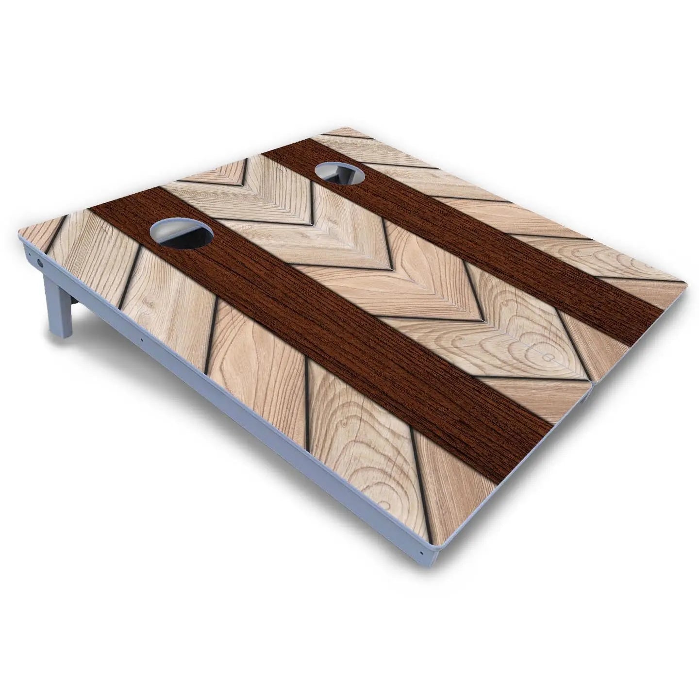 Cream Planks Cornhole Boards - All Weather Series Cornhole Solutions