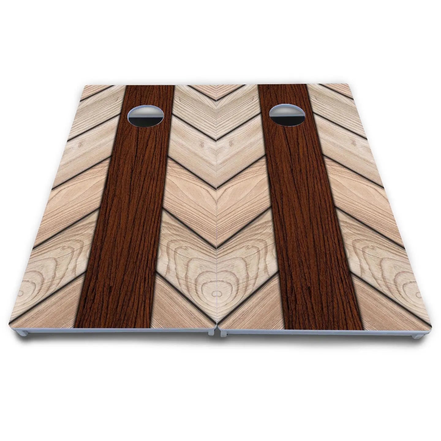 Cream Planks Cornhole Boards - All Weather Series Cornhole Solutions