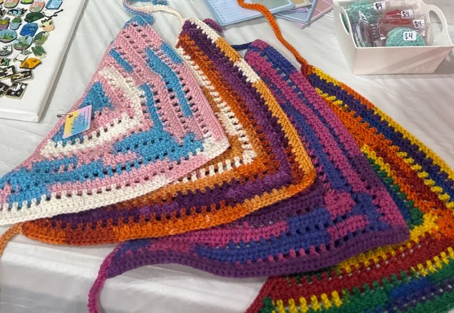 Crocheted Bandanas Klassy Krafts