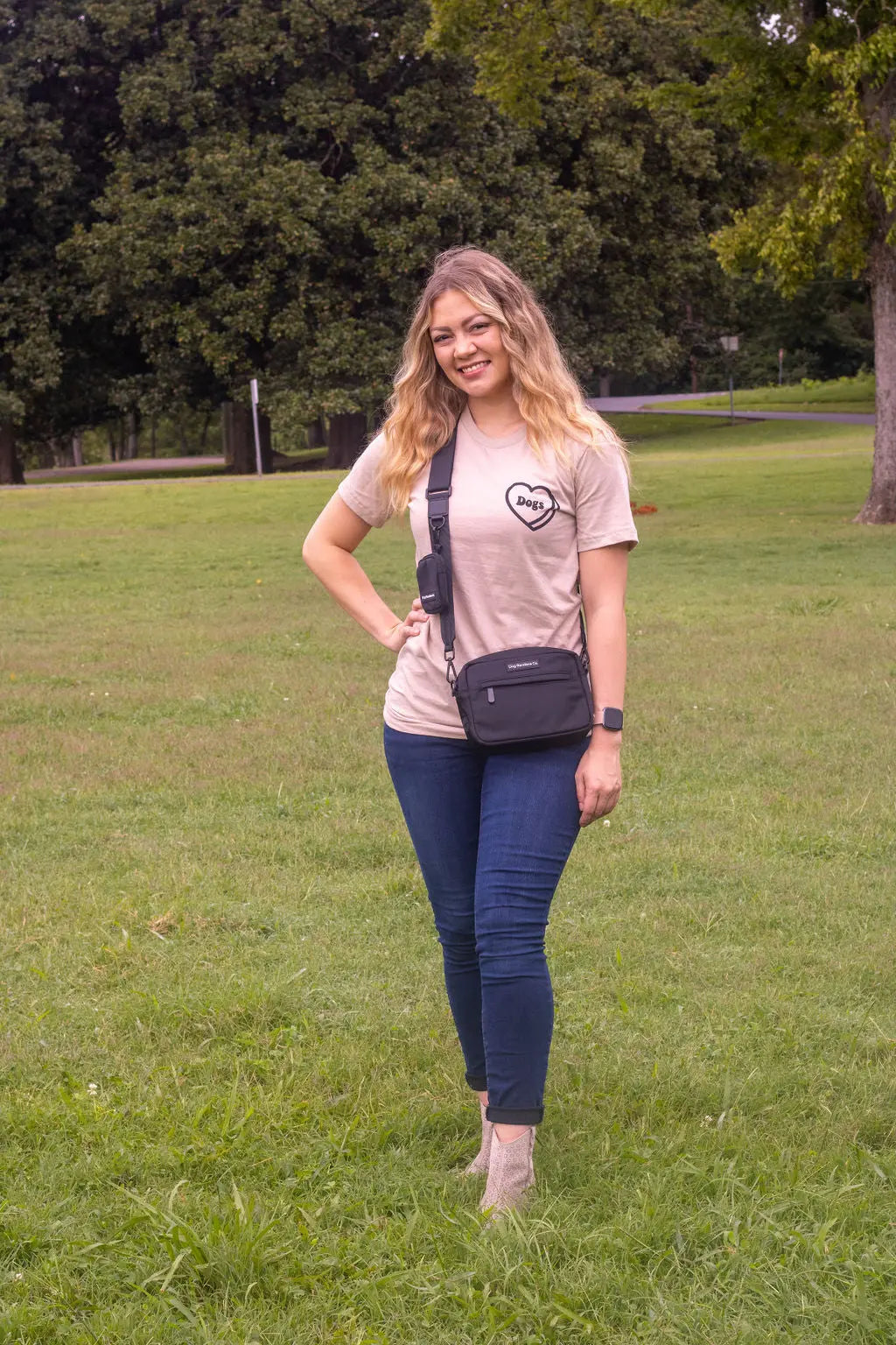Crossbody Dog Walking Bag Dog Bandana Co.
