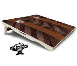 Curved Herringbone Cornhole Boards - Pro Solution Elite Series Cornhole Solutions