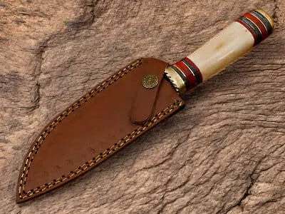Custom Handmade Damascus Gut Hook Hunting Knife – 10.5" Damascus Knife Store