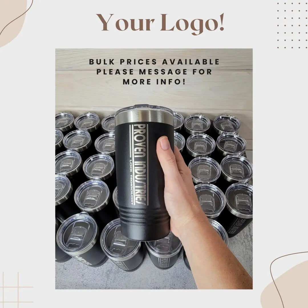 Custom Logo Tumbler EverLee Creations