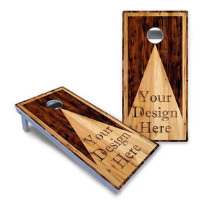 Custom Wooden Triangle Cornhole Boards - All Weather Series Cornhole Solutions