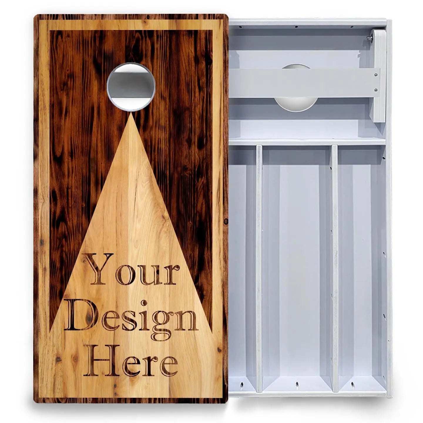 Custom Wooden Triangle Cornhole Boards - All Weather Series Cornhole Solutions