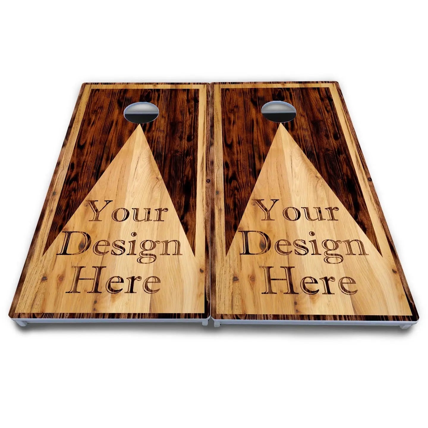 Custom Wooden Triangle Cornhole Boards - All Weather Series Cornhole Solutions
