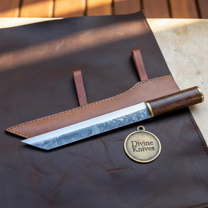 Hand-Forged Butcher Cleaver alternate detail view