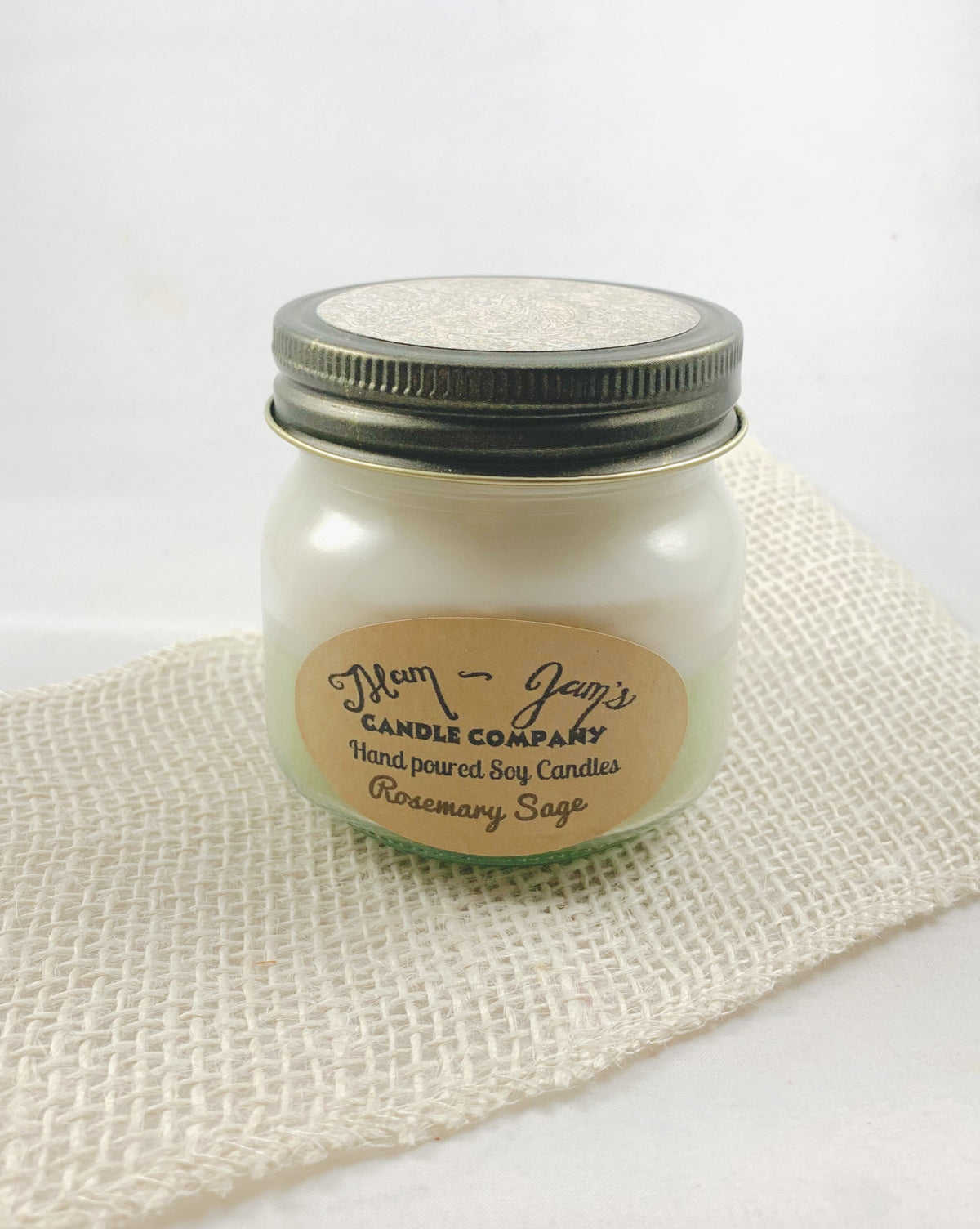 Rosemary Sage soy candle and wax melts by Mam Jam’s Candle Company, detail image 4