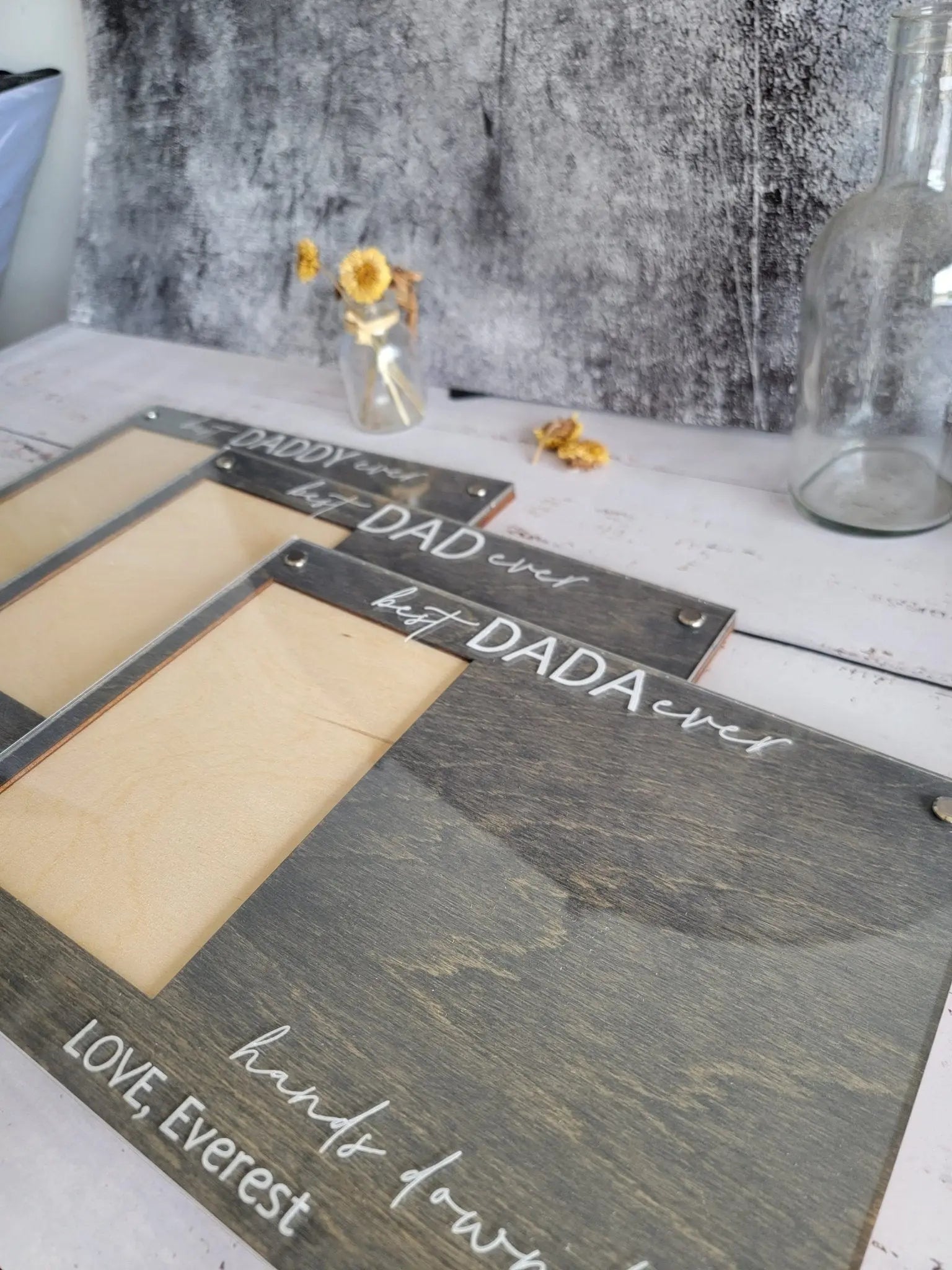DIY Handprint Picture Frame EverLee Creations